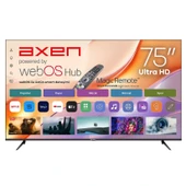 Axen AX75LEDM-W02M 190 Ekran UHD Webos 2.0 Led Tv thumbnail 2