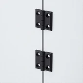 Plastik Yaprak Menteşe 50x50 mm Kalınlık Dayanıklı 2 ADET Set Dolap Çekmece Kapak ve Mobilya Menteşe thumbnail 2