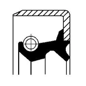 Mercedes (01002897b) Yag Kecesi. Poyra B1 U6 Sl 165.0x 190.0x 13.0 72nbr Mercedes - Corteco 82002897 - 1