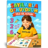 Okul Öncesi Sayılarla Oynuyorum YAZ SİL Kitabı thumbnail 1