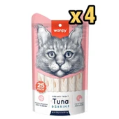 Wanpy Ton Balıklı ve Karidesli Krema Kedi Ödülü 25x14gr x 4 Adet - 1