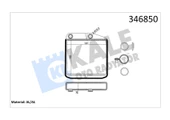 KALORIFER RADYATORU MITO DOBLO III LINEA FIORINO PRATICO GRANDE PUNTO QUBO BIPPER NEMO CORSA D 1,2 / - KALE 346850 - 1