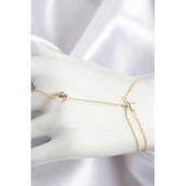 Pirinç Zirkon Taşlı Deniz Atı Ve Yıldız Model Gold Renk Şahmeran - 1