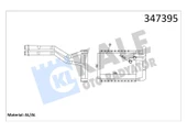 KALORIFER RADYATORU HYUNDAI I30 KIA CEED 2007-2014 (148×210×26) - KALE 347395 - 1
