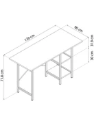 Çalışma Masası ve Kitaplık Seti Ikili Çalışma Odası Set Atlantik Çam thumbnail 5