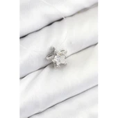 Misineli Yıldız Model Gümüş Renk Hayalet Kolye - 1