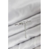 Misineli Yıldız Model Gümüş Renk Hayalet Kolye - 2