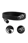 Midex MXL-3M-BK Kaliteli XLR TO XLR 3 mt. Mikrofon Kablosu thumbnail 1