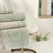 Taç Raya Pure Cotton Pamuk Aile Seti Taş Açık Yeşil - 2