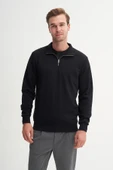 Cazador Regular Fit Dik Yaka Mevsimlik 3 İplik Sweatshirt-53470 thumbnail 2
