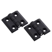 Plastik Yaprak Menteşe 30x30 mm Dayanıklı 2 Adet Set Küçük Dolap Çekmece Kapak Mobilya Menteşe thumbnail 5