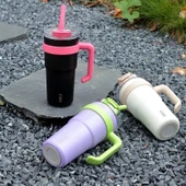 Dodge Trekking Çelik Termos Mug 750Ml Siyah thumbnail 3