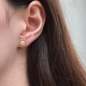 Güneş Altın Küpe - 1