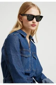 Rb2140 901 50wayfarer Siyah Kemik Yeşil Camlı Unisex Güneş Gözlüğü Rb 2140 901 - 1