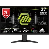 MSI MAG 275QF 27" 180Hz 0.5ms HDMI DP Adaptive-Sync HDR Ready WQHD Rapid IPS Gaming Monitör thumbnail 1