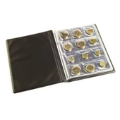 Teksöz Coins Madeni Para Albümü 120 Adetlik Siyah Renkli 150 X190 Mm - 4