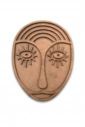 Afrika Maskesi -  50  cm Boyanabilir Ham Mdf Maske - 3