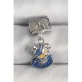 316L Çelik Gümüş Renk Sallantı Kova Burç Model Nomination Charm - 1