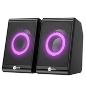 Lecoo DS100 Rgb Aydınlatmalı Kablolu Stereo Siyah 6 W Soundbar 1+1 Masaüstü Hoparlör - 3