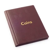 Teksöz-C6-B-coins Para Albümü 120 Adetlik Bordo Renkli 150 X190 mm. - 2