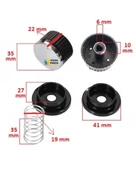 Qcooker Düğme 4 lü Takımı Ankastre Set Üstü Ocak Düğmesi Beyaz Yaylı Görselle Eşleştiriniz thumbnail 4