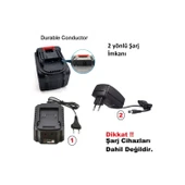 Assur Bn5 Dawreek Haktaş Tüm Akülü Modellere Uyumlu Şarjlı Matkap/Taşlama Yedek Batarya 10 Pili - 8