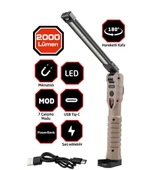 Rox 0221 Şarjlı Katlanır Çok Amaçlı Çalışma Feneri 2000 Lümen thumbnail 1