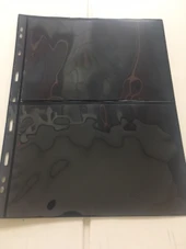 Teksöz-052- Iki Bölmeli Siyah Zeminli Sayfa A4 Boyutunda,para Ve fdc Sayfası - 4