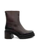 Venüs 2552501K Kadın Hakiki Deri Kalın Taban Fermuarlı Günlük Bot - 1