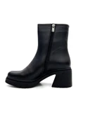 Venüs 2552501K Kadın Hakiki Deri Kalın Taban Fermuarlı Günlük Bot - 7