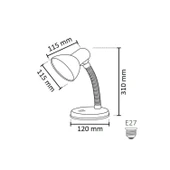 Berlin E27 Duy Beyaz Masa Lambası YL86 1001 - 2