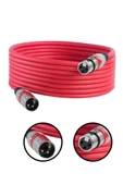 Midex MXL-10M-RD Kaliteli XLR TO XLR 10 mt. Mikrofon Kablosu thumbnail 1