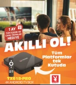 4K Android Tv Box Teknix - Iptv Özellikli Hediye Yayın Paketli - 1