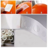 BUFFER® Sticker Damla Model Çift Taraflı Yapışkan Balon Yapıştırıcısı - 3