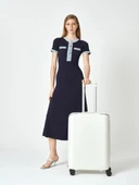 Pierre Cardin Trolley Valiz Beyaz Orta Boy 04PC7090-02-BY thumbnail 2