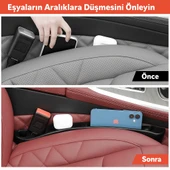 Araba Koltuğu Boşluk Doldurucu - Arabalar, SUV'ler ve Kamyonetler için 2'li Evrensel Düzenleyici - 3
