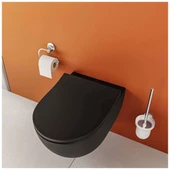 Vitra Sento Rim-ex Asma Klozet Mat Siyah - 3