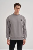 Cazador Relax Fit Pamuk Karışımlı Scuba Kumaş Sweatshirt-52480 thumbnail 5