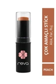 Çok Amaçlı Stick Allık, Far, Dudak Renklendirici Peach/lip Cheek Eye Tint-vegan & Temiz Içerik Rv111 - 1