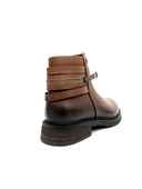 Venüs 2551022K Kadın Hakiki Deri Fermuar Desen Kısa Bot - 7