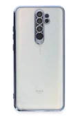 Xiaomi Redmi Note 8 Pro Kılıf Lensli Silikon - Açık Mavi - 2