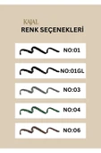 Suya Dayanıklı Göz Kalemi - Selective Waterproof Eyeliner Pencil - No: 01 - 2