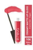 Creamy Matte Lip Ribbon Red - Mat Krem Dudak Parlatıcısı - No: 106 - Vegan & Temiz Içerik - 1