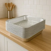 Alüminyum Kap 3250 gr Dikdörtgen Tepsi 50li thumbnail 2