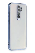 Xiaomi Redmi Note 8 Pro Kılıf Lensli Silikon - Açık Mavi - 1