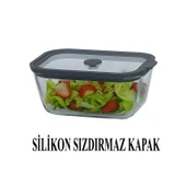 Sızdırmaz Cam Kapaklı Saklama Kabı 800 ML – 2’li Set - 2