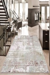 elleser Dekoratif Yıkanabilir Kaymaz Tabanlı Salon Halısı - 1