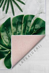 elleser Dekoratif Kaymaz Deri Tabanlı Yoga Matı - 3