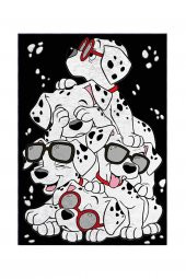 elleser Dekoratif Yıkanabilir Kaymaz Pamuk Tabanlı Çocuk Halısı - 2