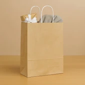 Supertrend Kraft Çanta Naturel Orta Boy 25x31cm 25li - 3